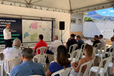 Obra de nova adutora irá interditar trânsito de veículos pesados na Rua Carvalho Júnior, em Corrêas