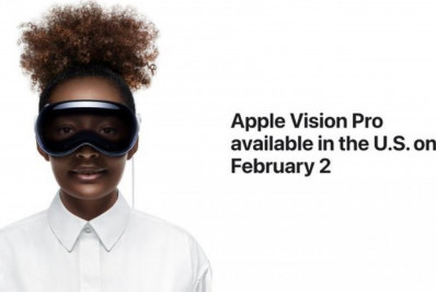 Apple lança em fevereiro nos EUA seus óculos de realidade mista Vision Pro