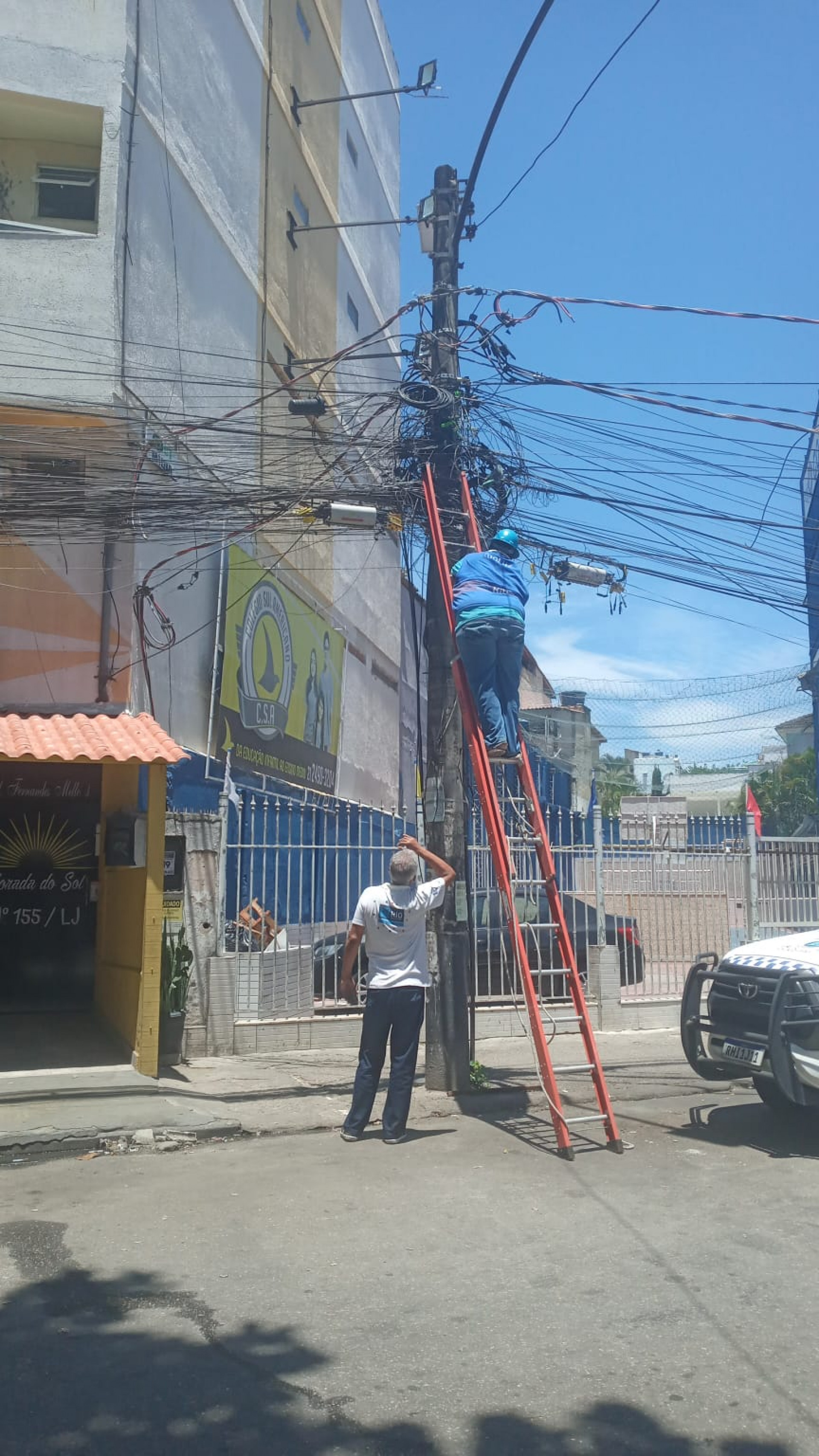 12 pontos clandestinos de energia foram cortados