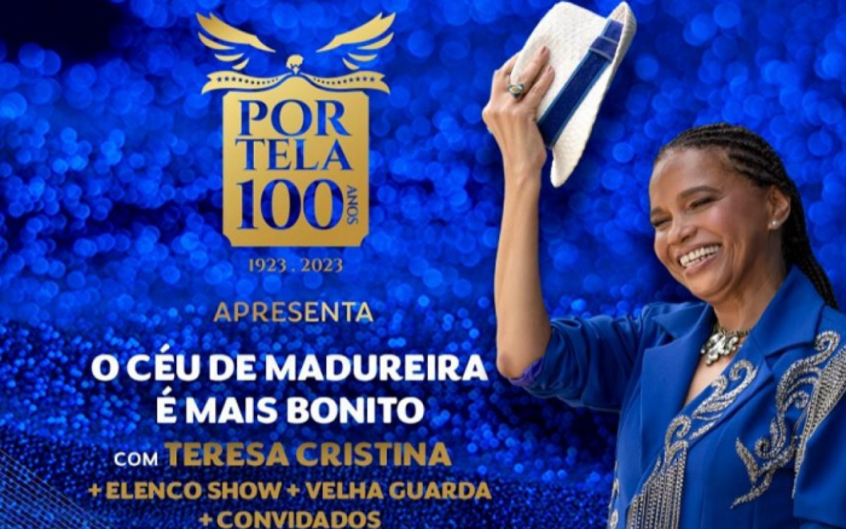 Show do centenário da Portela será no dia 16 de janeiro
