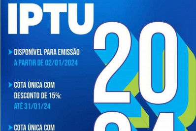 IPTU 2024: Guias já podem ser emitidas em Mangaratiba