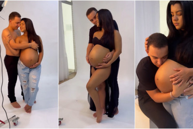 Ary Mirelle compartilha bastidores de ensaio gestante ao lado de João Gomes