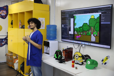 Espaços da Juventude oferecem 2,5 mil vagas para cursos de Design de Games e Impressão 3D