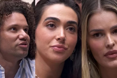 Giovanna, Maycon e Yasmin Brunet estão no primeiro paredão do 'BBB 24'
