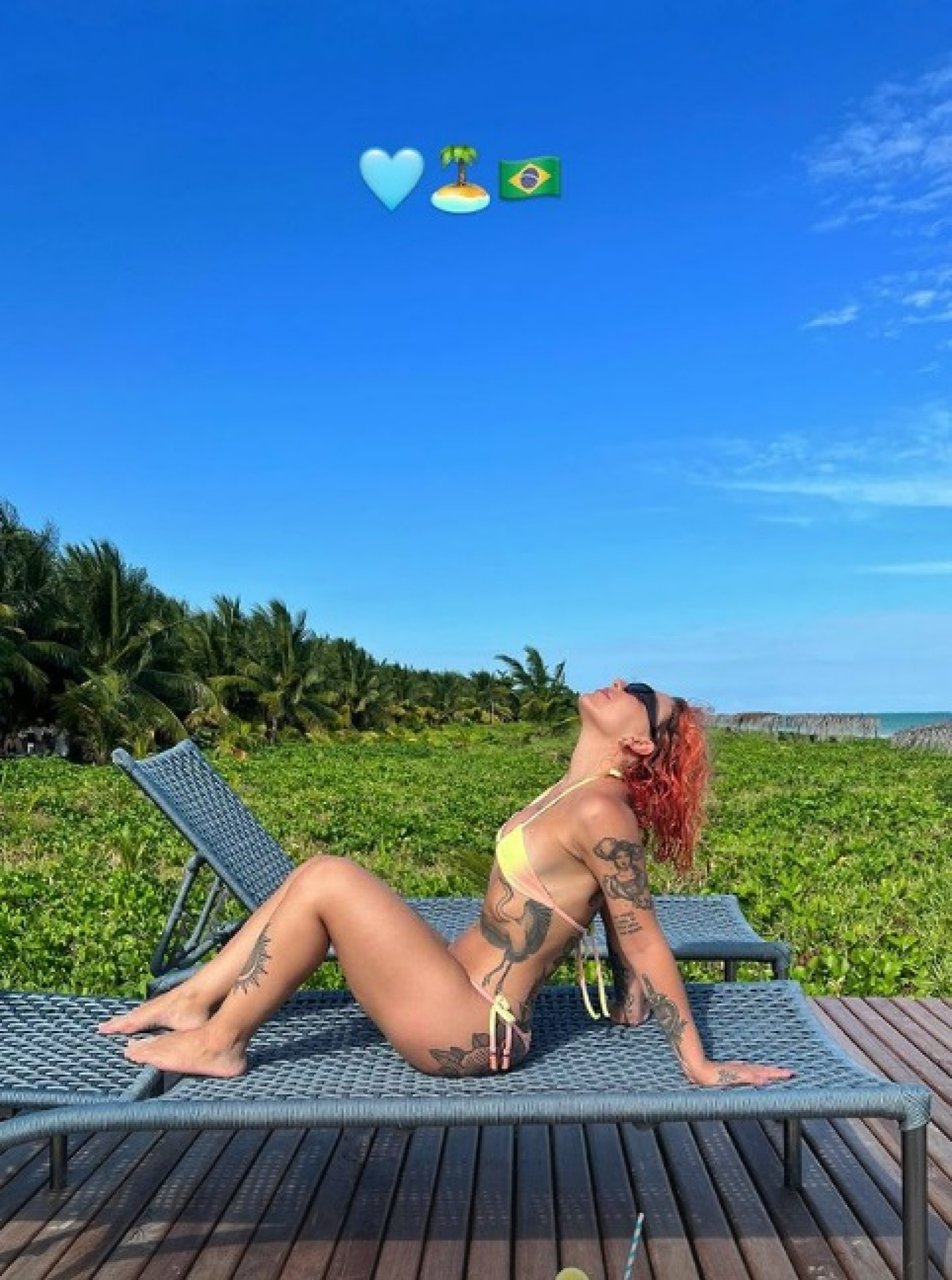 Priscilla curte dia de sol em Alagoas - Reprodução do Instagram