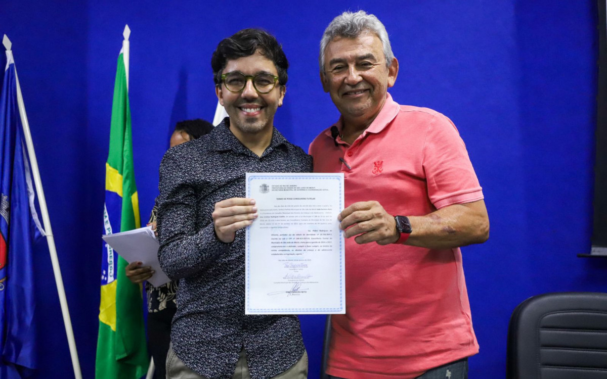 Pedro Rodrigues e o prefeito Dr.João