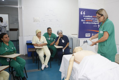 Hospital Geral de Nova Iguaçu investe na capacitação contínua dos profissionais da saúde