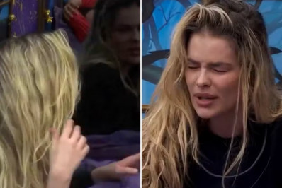 Yasmin Brunet se assusta ao ver cabelo após festa no 'BBB 24': 'Bizarro'