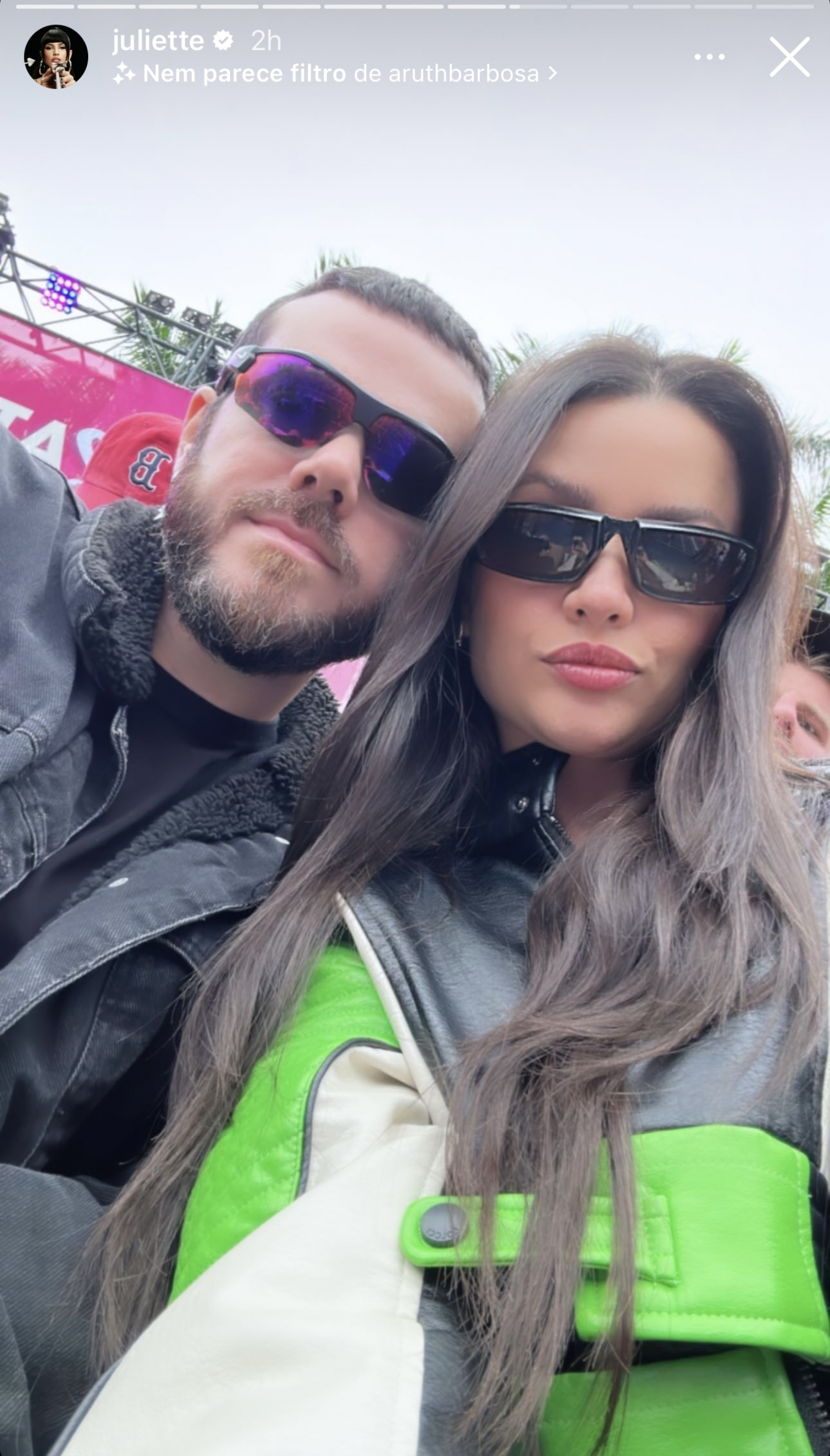 Juliette e o amigo Rallyson em competi&ccedil;&atilde;o de Crossfit de Kaique Cerveny - Reprodu&ccedil;&atilde;o