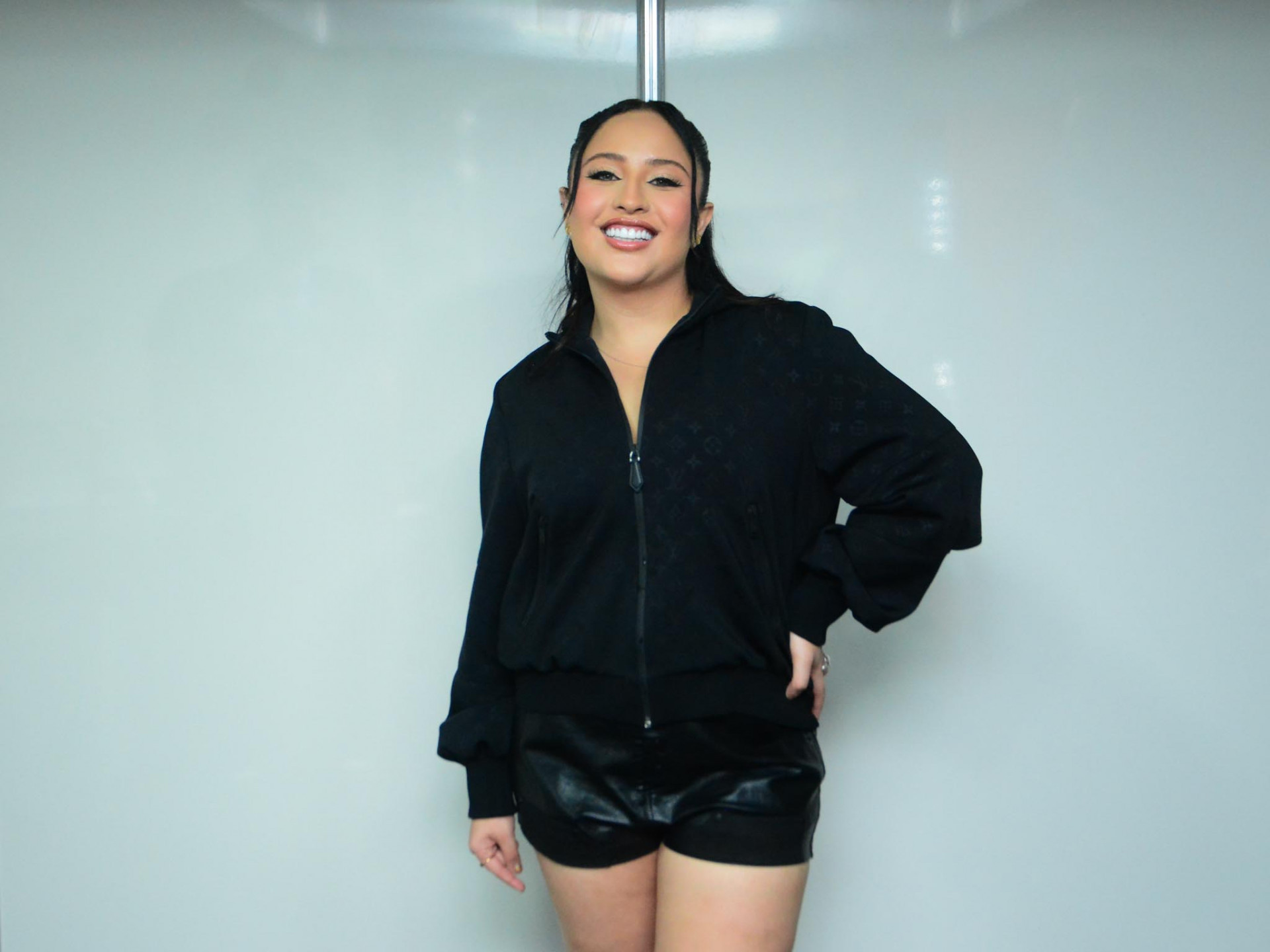 Mari Fernandez na gravação do DVD de Dilsinho - Webert Belicio/ Agnews