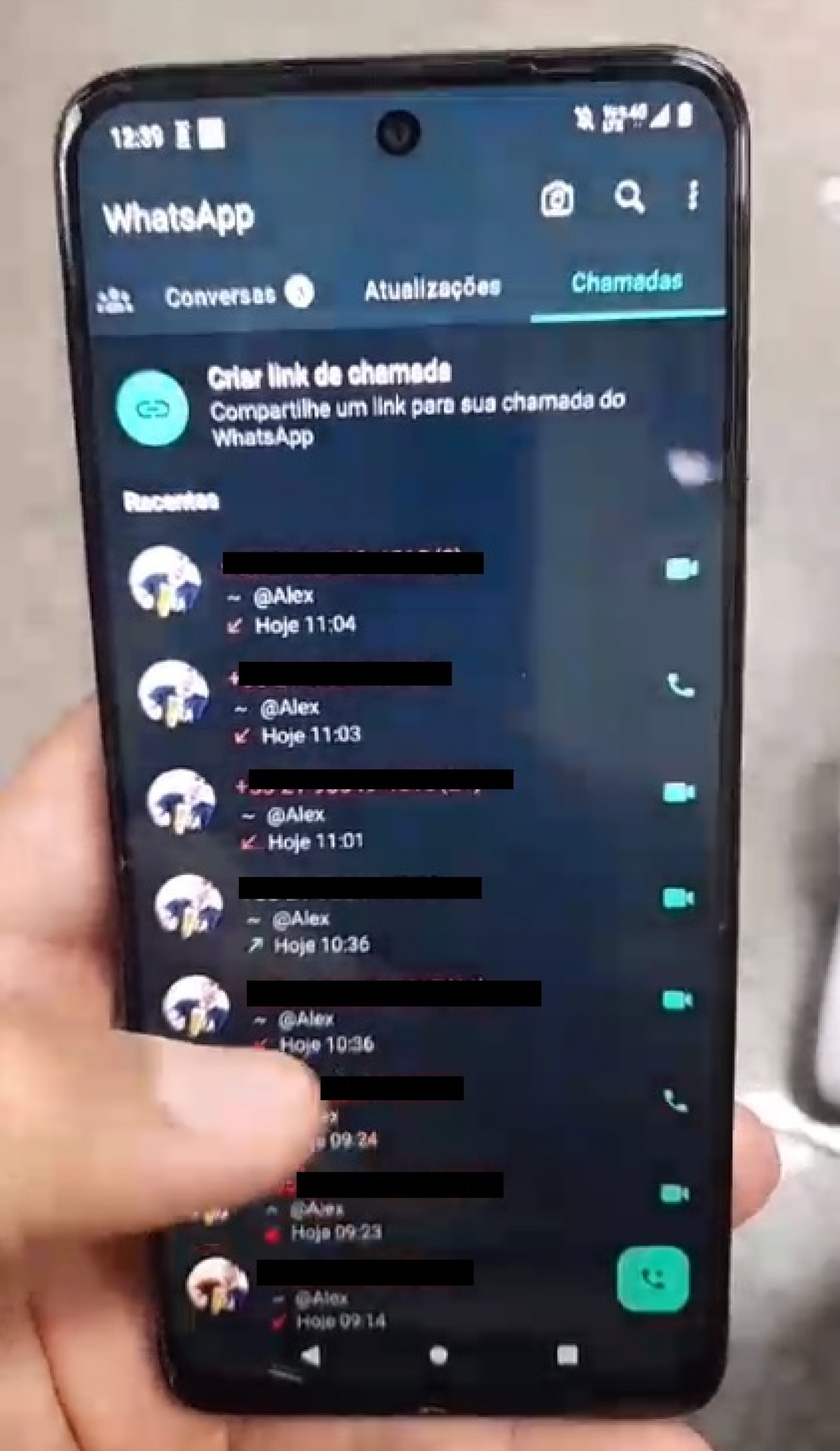 Nós últimos três dias, Alex Barbosa da Silva, 30, passou a ligar constantemente para a vítima