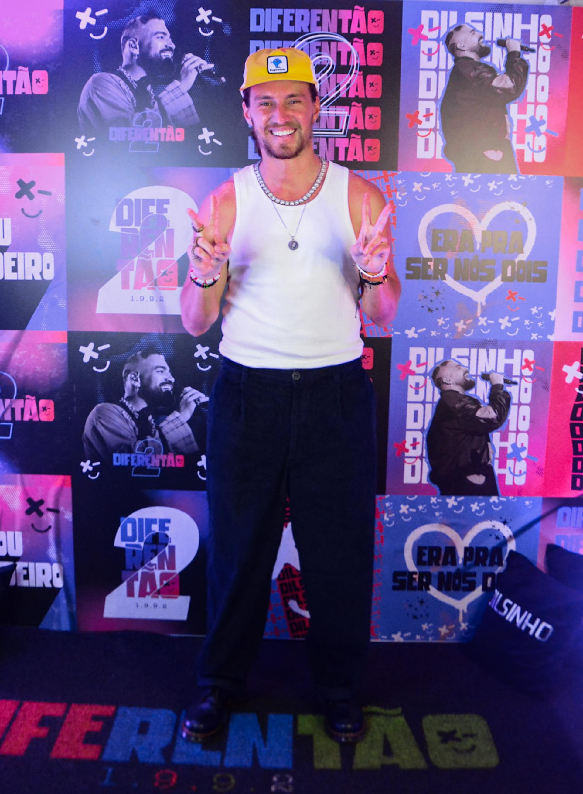 Vitor Kley na gravação do DVD de Dilsinho - Webert Belicio/ Agnews