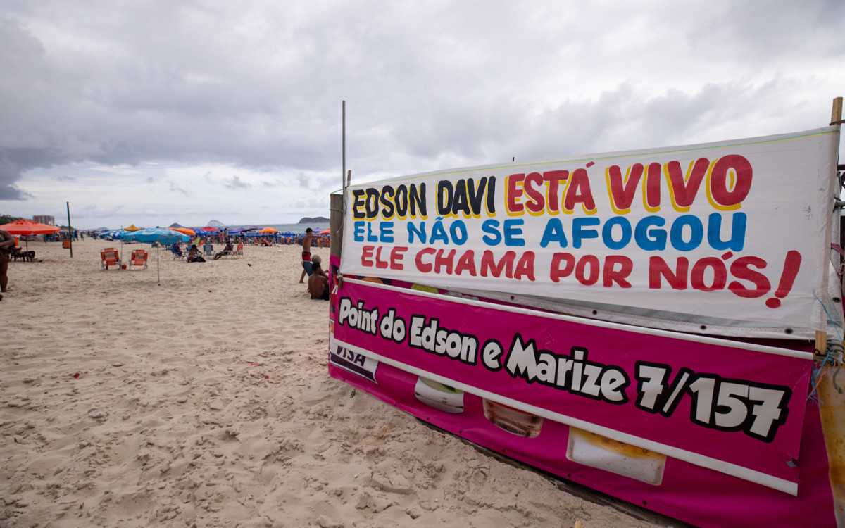 11&ordm; dia de buscas por Edson Davi, no Posto 4 da Barra Tijuca