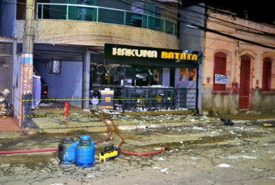 Explosão no Centro de Muriaé-MG