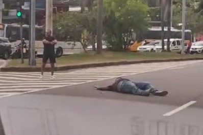 Suspeito é baleado por policial civil aposentado em tentativa de assalto na Lagoa