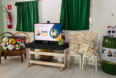 Pontos de entrega voluntária do Programa Trata Óleo são instalados no Conjunto Habitacional Vicenzo Rivetti