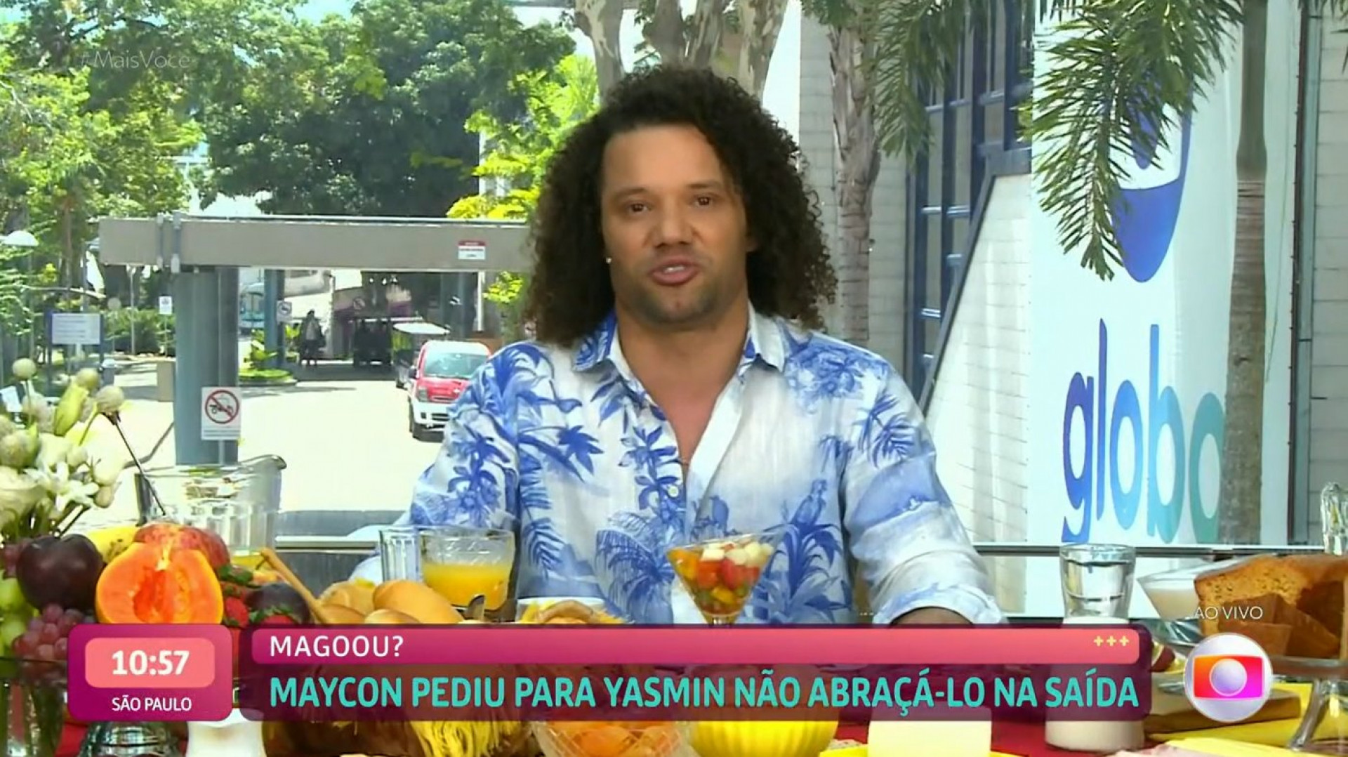 Maycon, primeiro eliminado do 'BBB 24', participa do 'Mais Você' - Reprodução