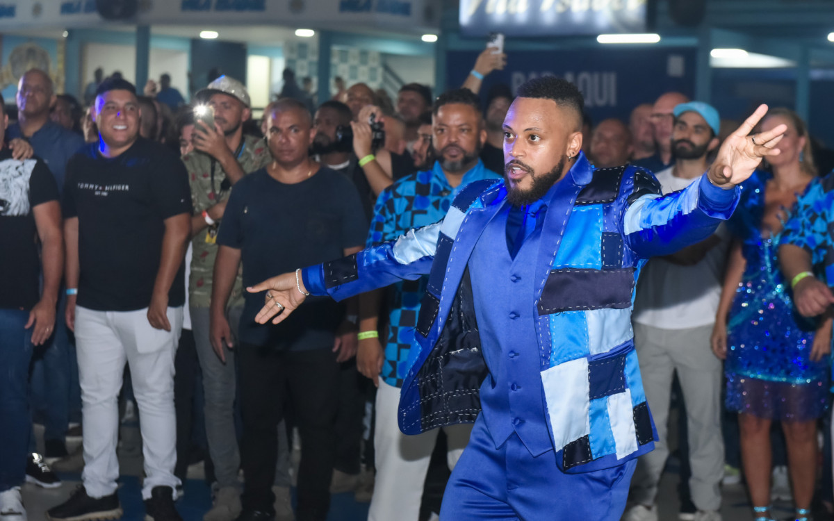 Marcinho Siqueira, mestre-sala da Unidos de Vila Isabel - Fausto Ferreira / Vila Isabel