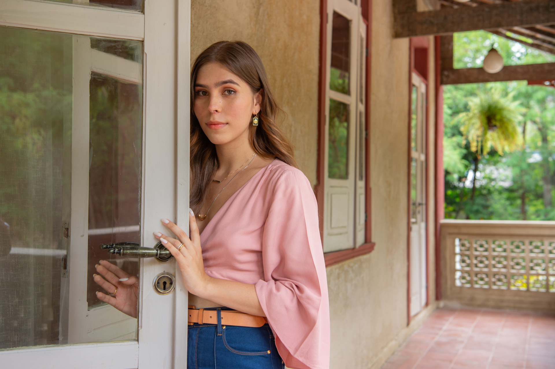 Gabriela Medeiros surge caracterizada como Buba, sua personagem em 'Renascer'
  - Estevam Avellar / TV Globo