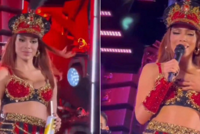 Anitta leva sapatada de fã e reação da cantora viraliza: 'Um fecho com amor'