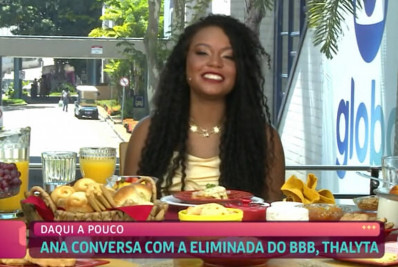 Thalyta toma café da manhã com Ana Maria no 'Mais Você': 'Estava me sentindo uma visita dentro da casa'