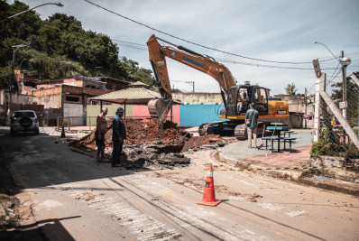 Prefeitura constrói sistema de drenagem no Vale Verde, em Volta Redonda