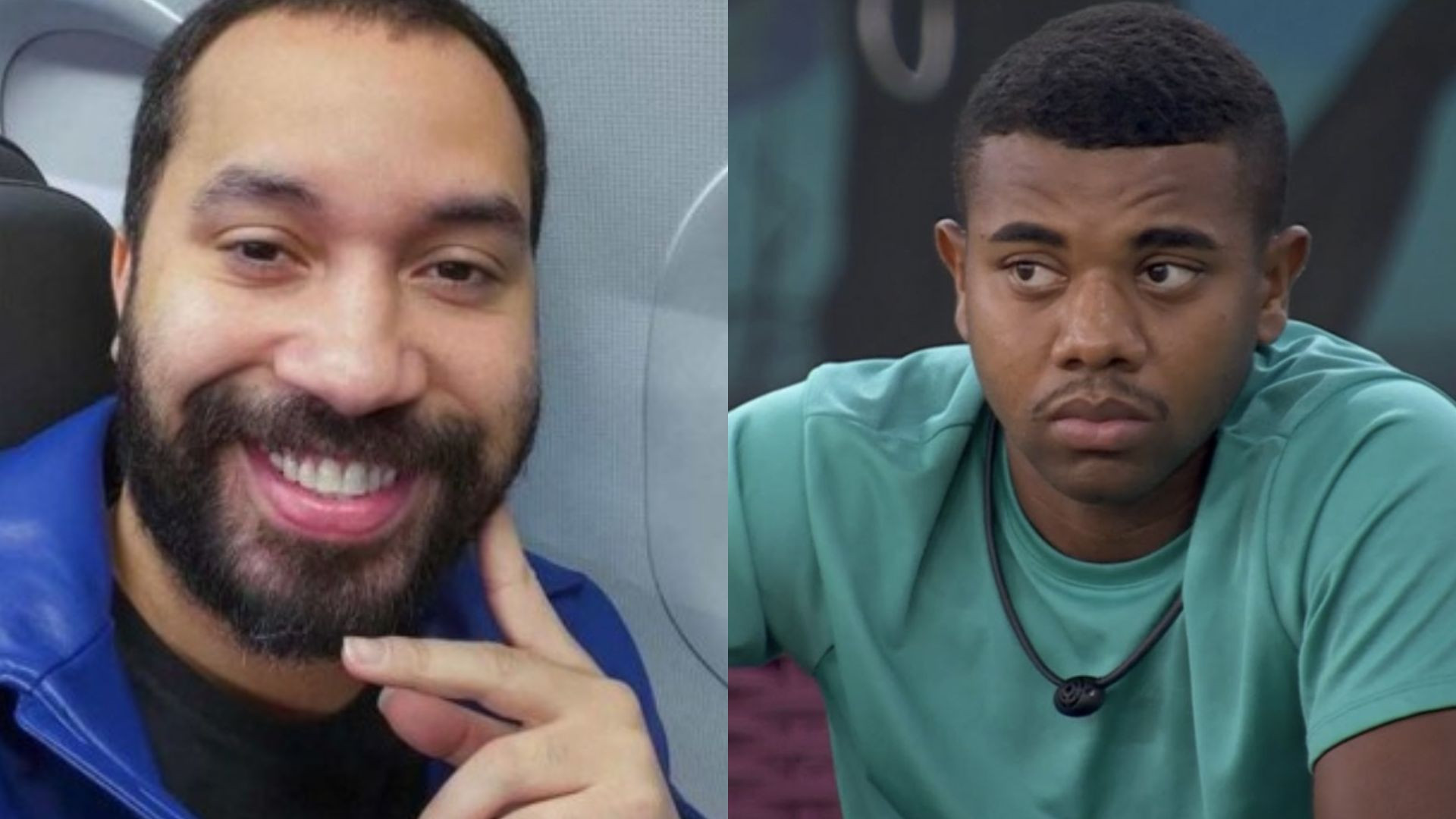 Gil do Vigor e Davi - Reprodução / Instagram / TV Globo