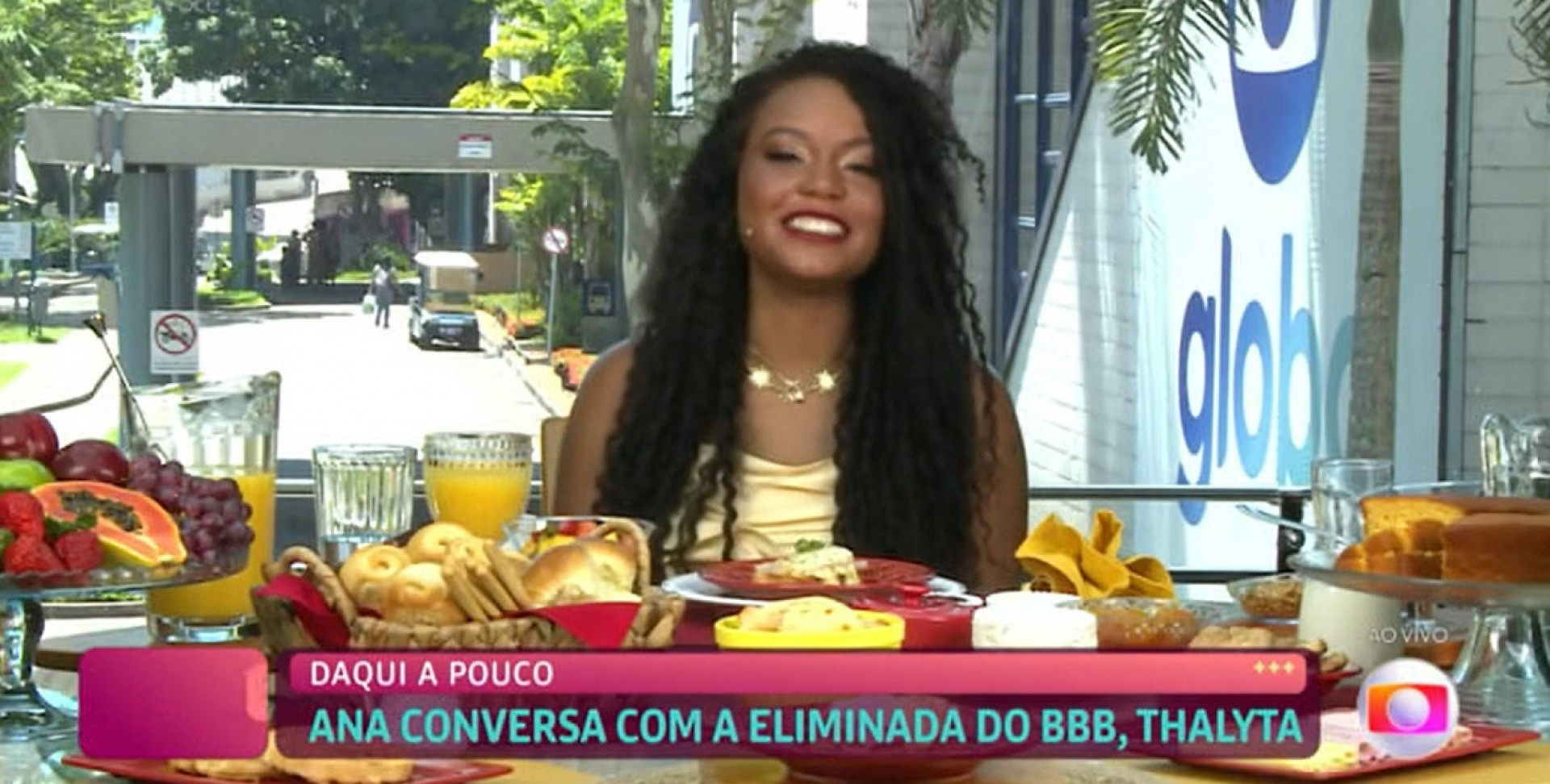 Thalyta no 'Mais Você' - Reprodução