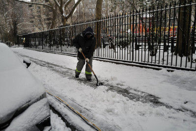 Volta a nevar em Nova York após quase dois anos