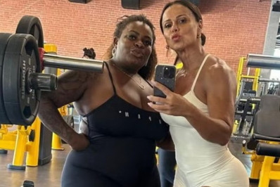 Jojo Todynho e Viviane Araújo posam juntas durante treino: 'Vamos arrasar na avenida'