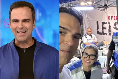 Tadeu Schmidt brinca ao ser parado em blitz após o 'BBB 24': 'Todo ano'