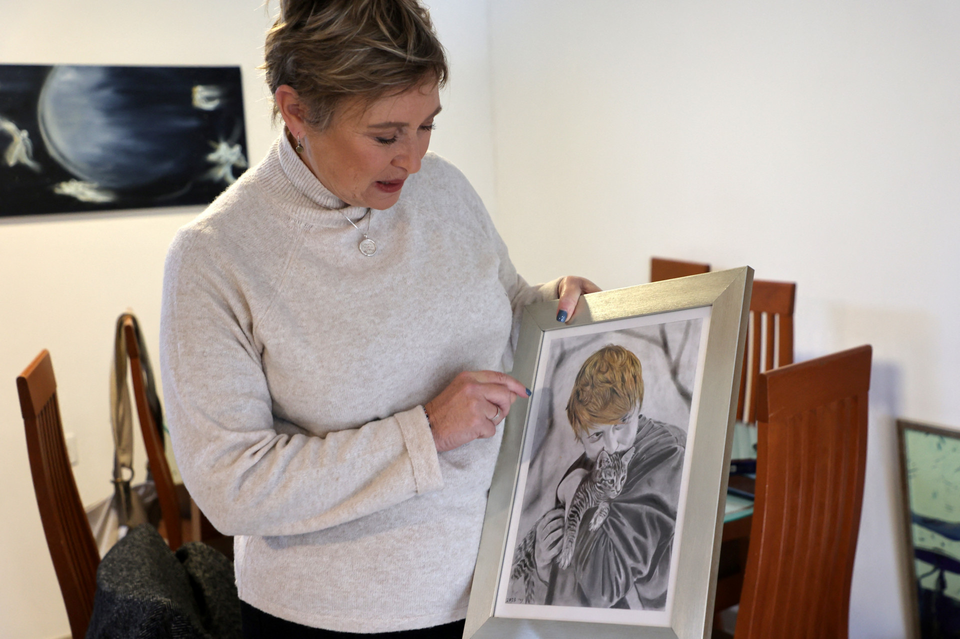 Iris Haim virou um dos rostos públicos das famílias dos reféns de Israel em Gaza - Gil Cohen-Magen / AFP