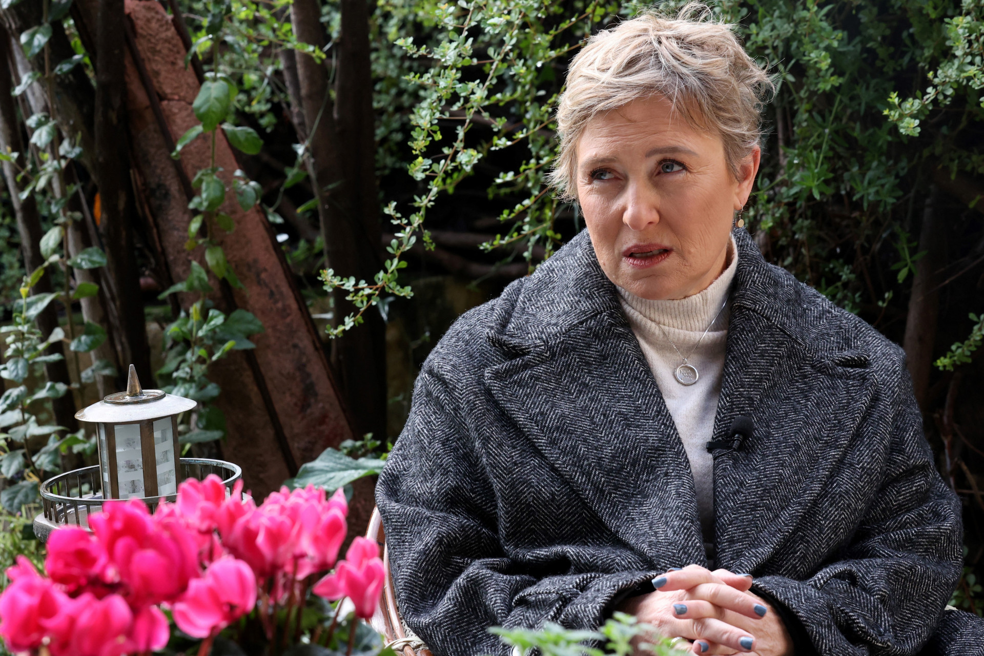 Iris Haim virou um dos rostos públicos das famílias dos reféns de Israel em Gaza - Gil Cohen-Magen / AFP