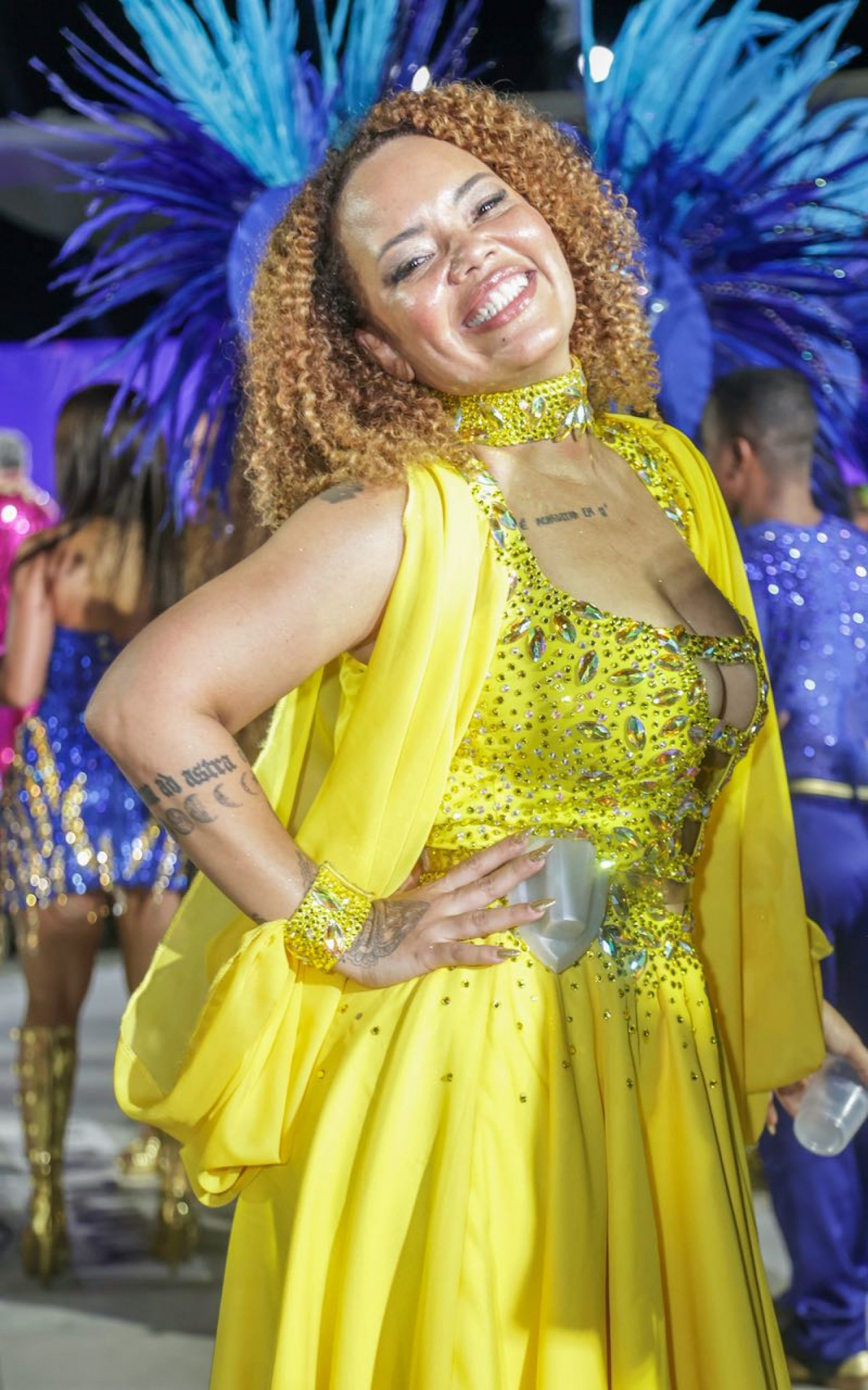 Lucinha Nobre, porta-bandeira da Unidos da Tijuca