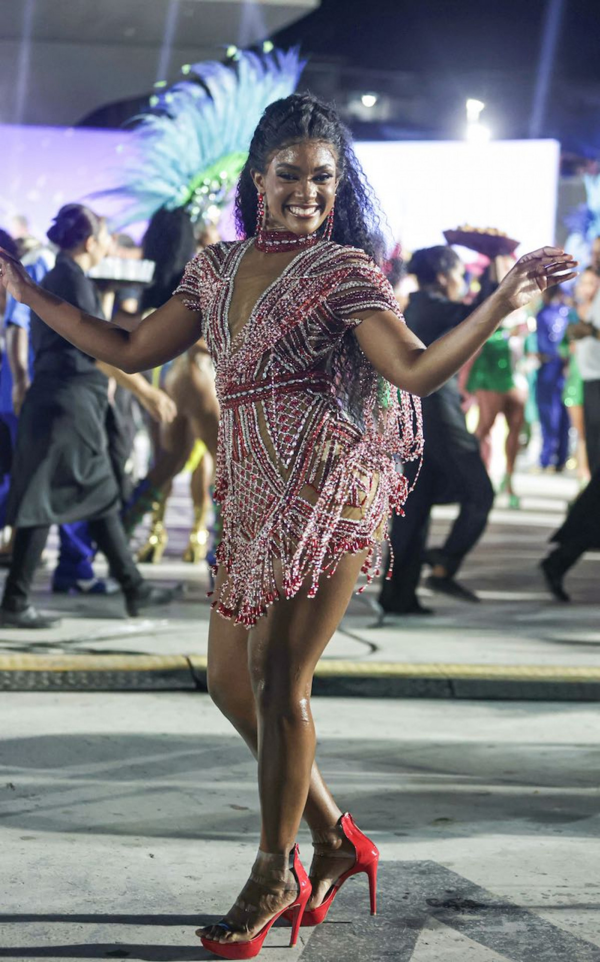 Erika Januza, rainha de bateria da Unidos do Viradouro