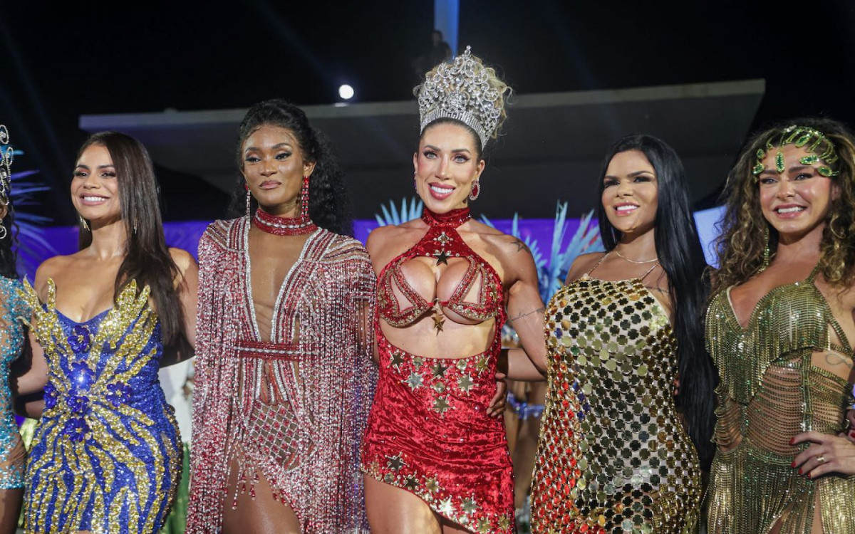 Lexa, Erika Januza, Tati Minerato, Juliana Souza e Fabíola de Andrade - Anderson Borde / AgNews