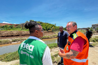 Prefeitura de Belford Roxo e Inea vistoriam locais críticos em Belford Roxo