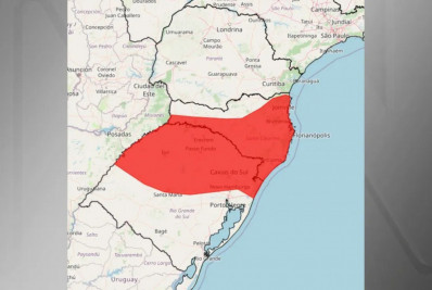 Alerta vermelho: Inmet classifica como 'grande perigo' chance de tempestade no RS e SC