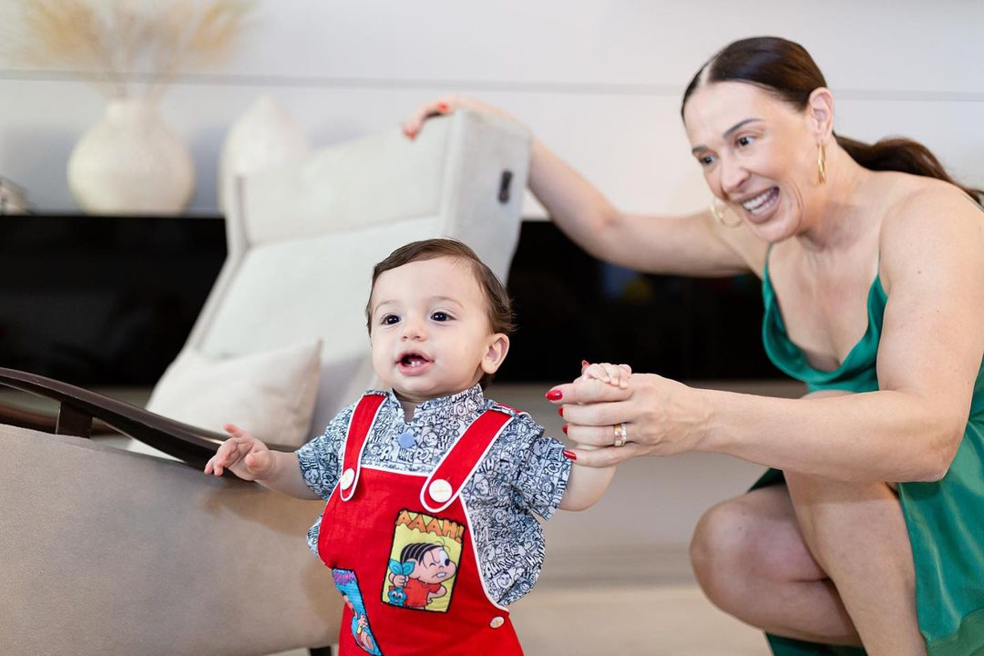 Claudia Raia e Luca - Reprodução/Instagram