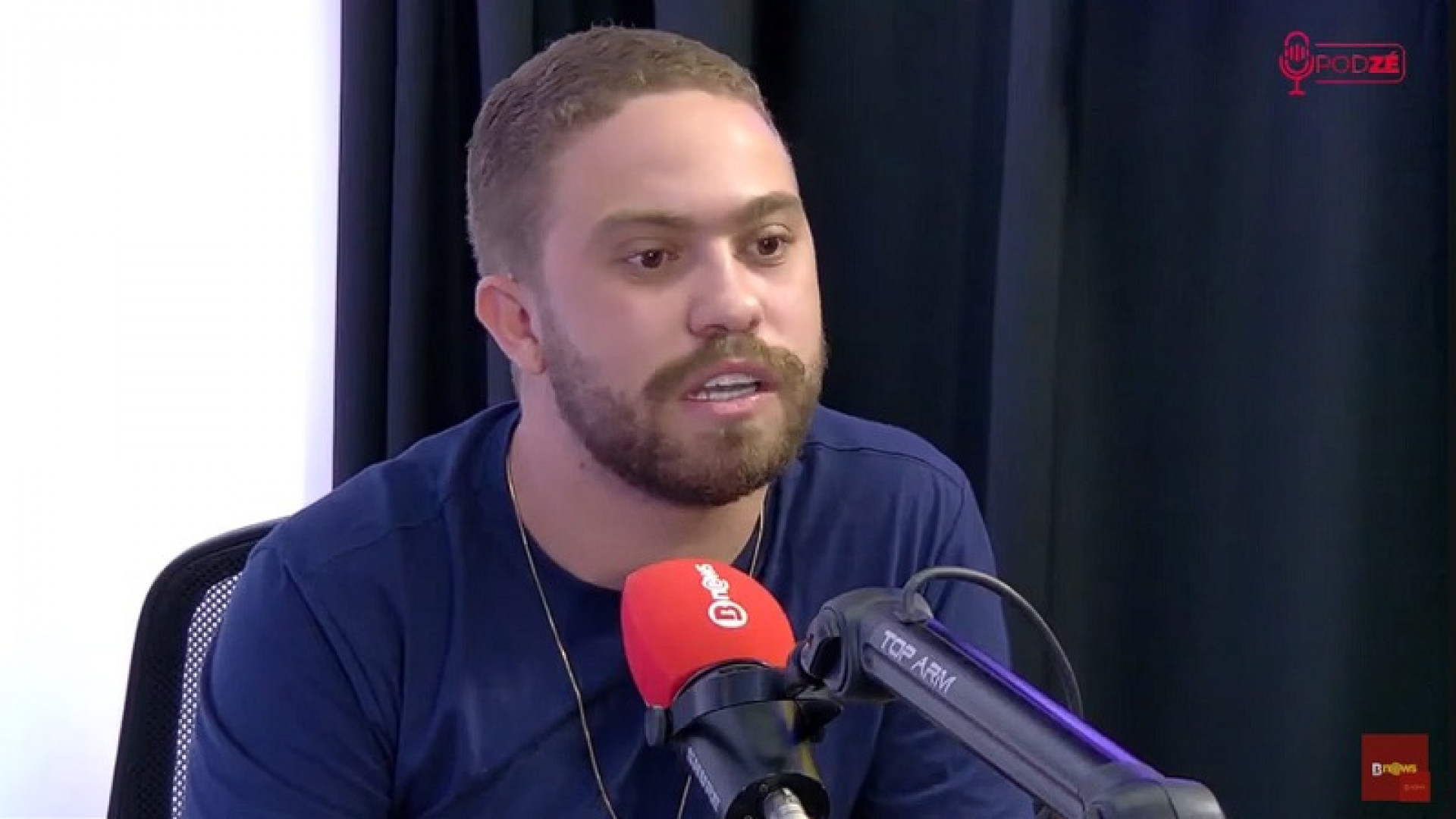 Ex-assessor de Renan Bolsonaro, Diego Pupe participou do 'PodZé' - Reprodução / YouTube