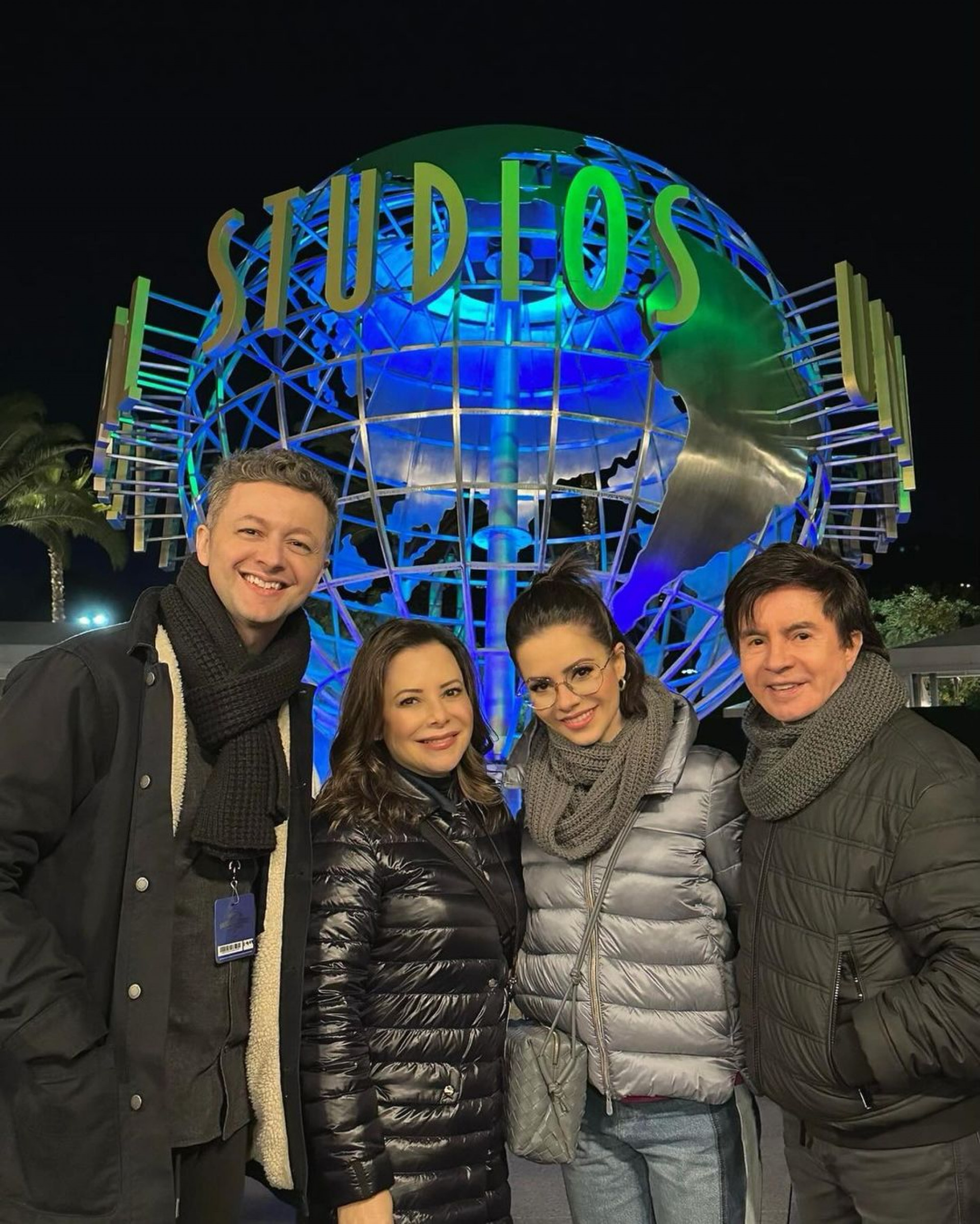 Xororó, Noely, Sandy e Lucas Lima viajaram juntos para fora do Brasil - Reprodução / Instagram