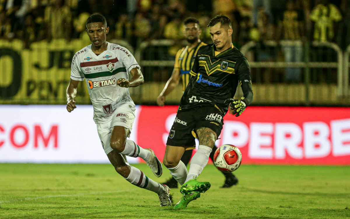 Volta Redonda, RJ - 18/01/2024 - Estádio Raulino de Oliveira - 
Fluminense enfrenta o Volta Redonda esta noite no estádio Raulino de Oliveira pela 1ª Rodada do Campeonato Carioca 2024.
FOTO DE LUCAS MERÇON /FLUMINENSE FC

IMPORTANTE: Imagem destinada a uso institucional e divulgação, seu uso comercial está vetado incondicionalmente por seu autor e o Fluminense Football Club.

IMPORTANT: Image intended for institutional use and distribution. Commercial use is prohibited unconditionally by its author and Fluminense Football Club.

IMPORTANTE: Imágen para uso solamente institucional y distribuición. El uso comercial es prohibido por su autor y por el Fluminense Football Club.