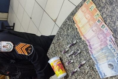 Jovem aprendiz do tráfico é apreendido