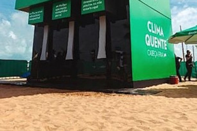 Chuveirão em Copacabana: