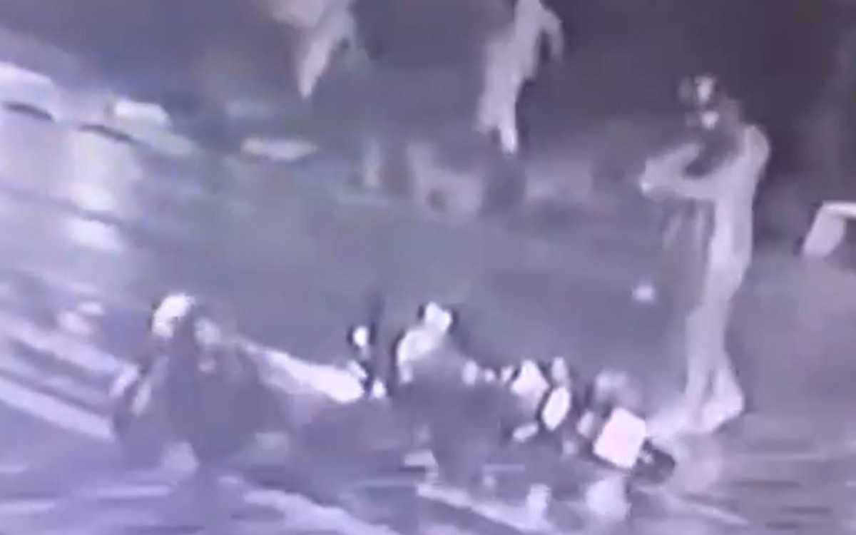 Sabrina foi abordada por criminosos em avenida