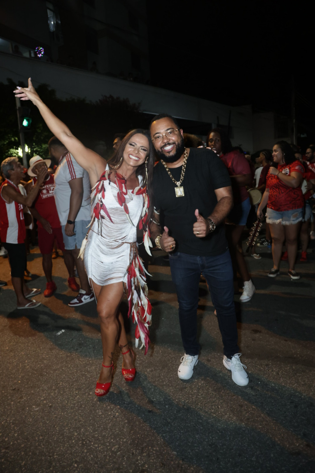 Viviane Araújo e Dudu Nobre - Anderson Borde / Agnews