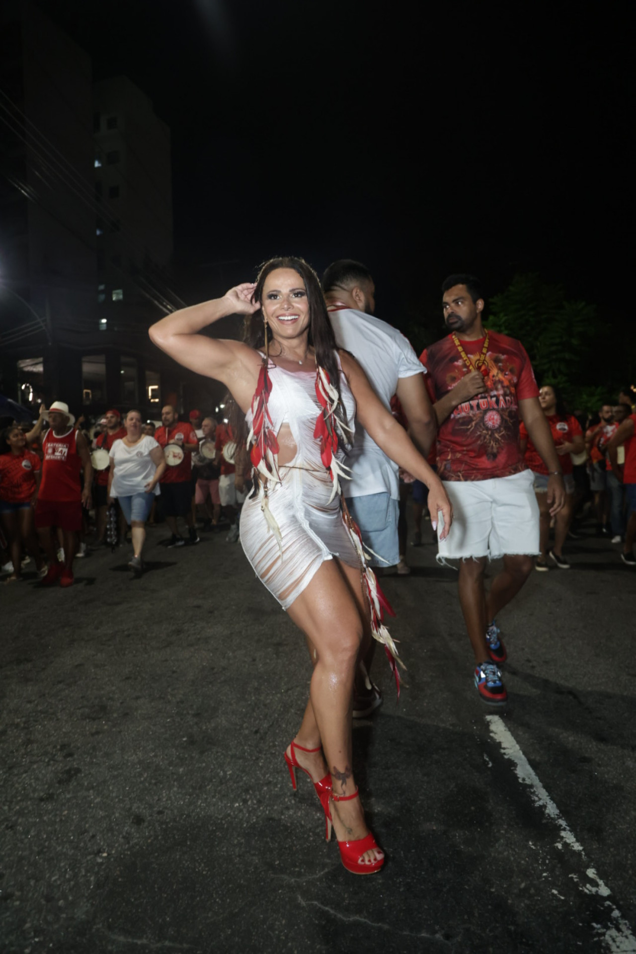 Viviane Araújo participa do ensaio do Salgueiro - Anderson Borde / Agnews