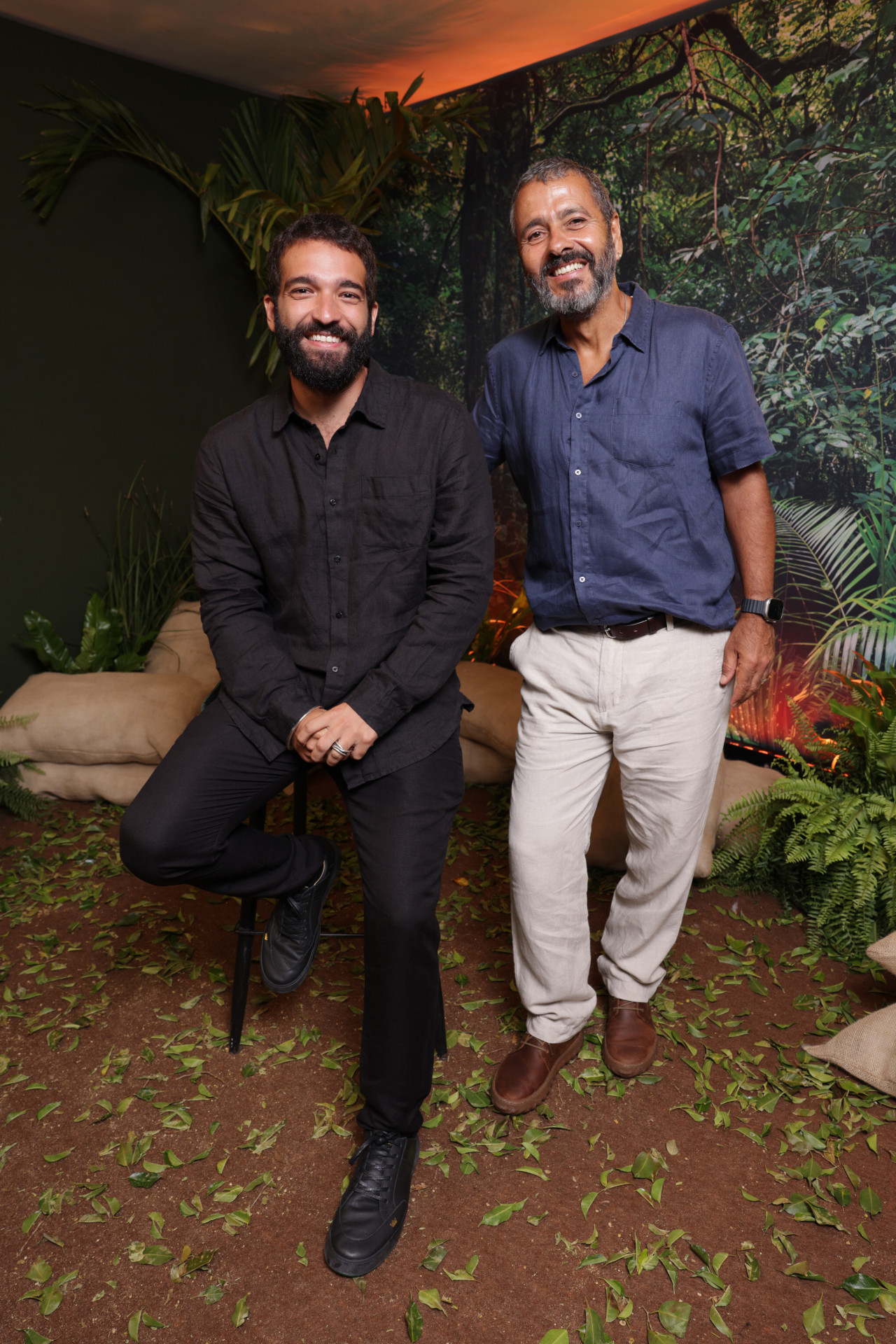 Humberto Carrão e Marcos Palmeira - Fabio Rocha/TVGlobo