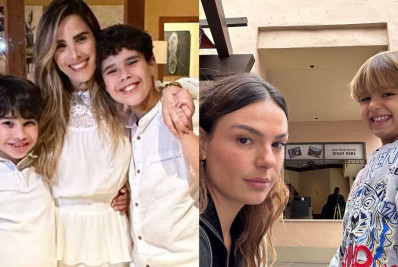 Isis Valverde encanta ao mostrar seu filho e o de Wanessa Camargo juntos