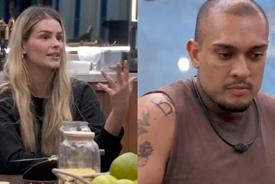 Yasmin Brunet se irrita após Bin Laden fazer gesto obsceno para ela